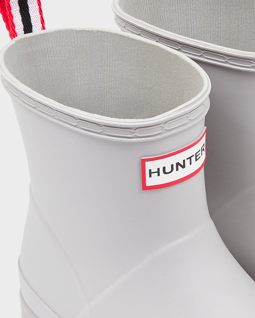 Hunter Original Short Rain Play Boots - For Sale Cheap Womens Grey - YQFSAD451